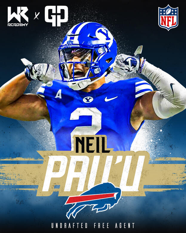 Neil Pau'u (WR) signs with Buffalo Bills