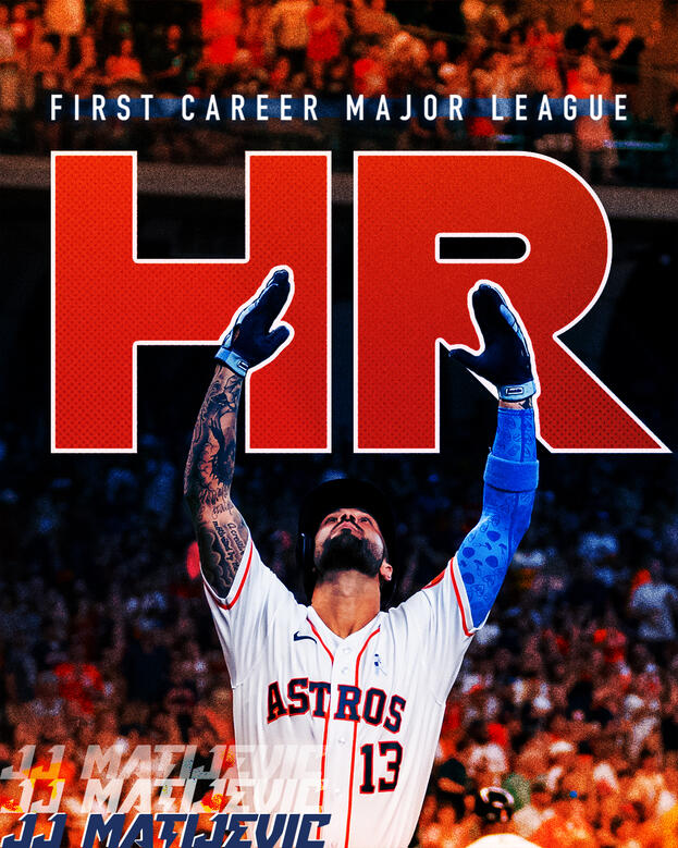 JJ Matijevic - Houston Astros - 1st Career HR