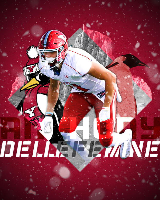 Anthony DelleFemine (WR) transfers to Youngstown State University